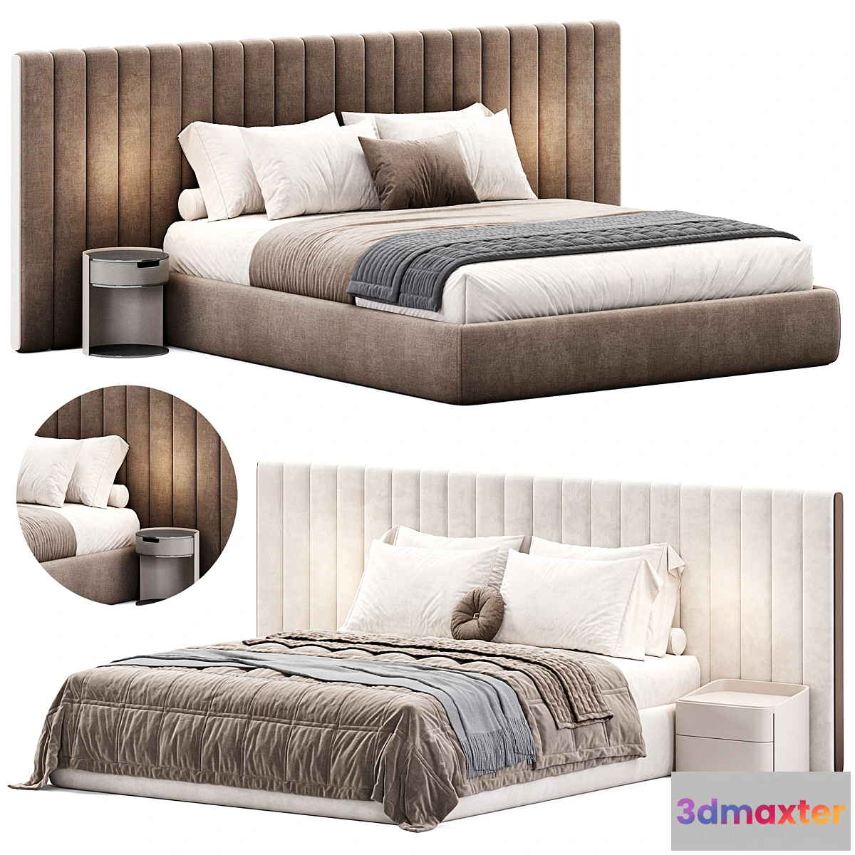 1329364 - Milan Bed By Stylish Club 3D Max