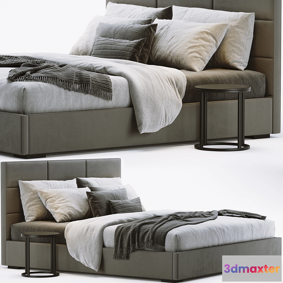 1329501 - RH Modena Bed - No.2 3D Max