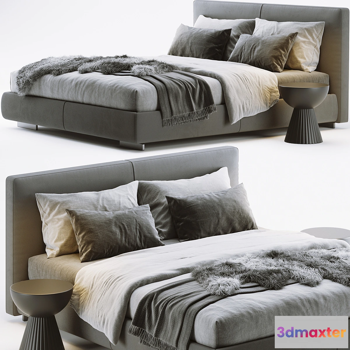 1329627 - Flexform Magnum Bed 3D Max