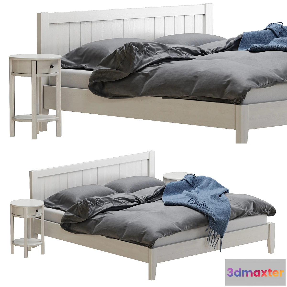 1331077 - Jysk NORDBY bed 3D Max