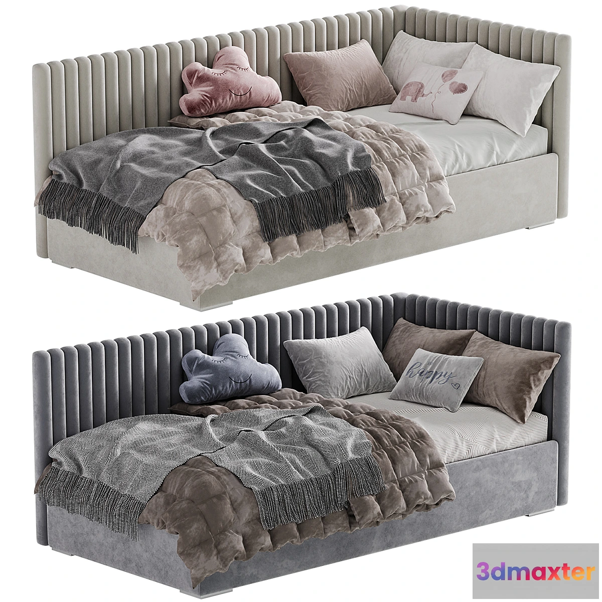 1332258 - Children’s bed in modern style 2 3D Max