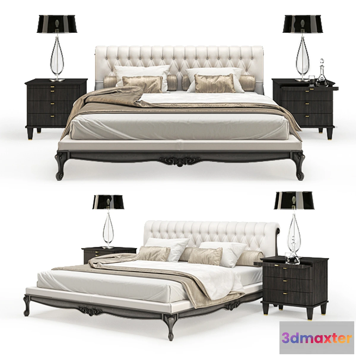 1332433 - Angelo Cappellini SANSONE bed 3D Max