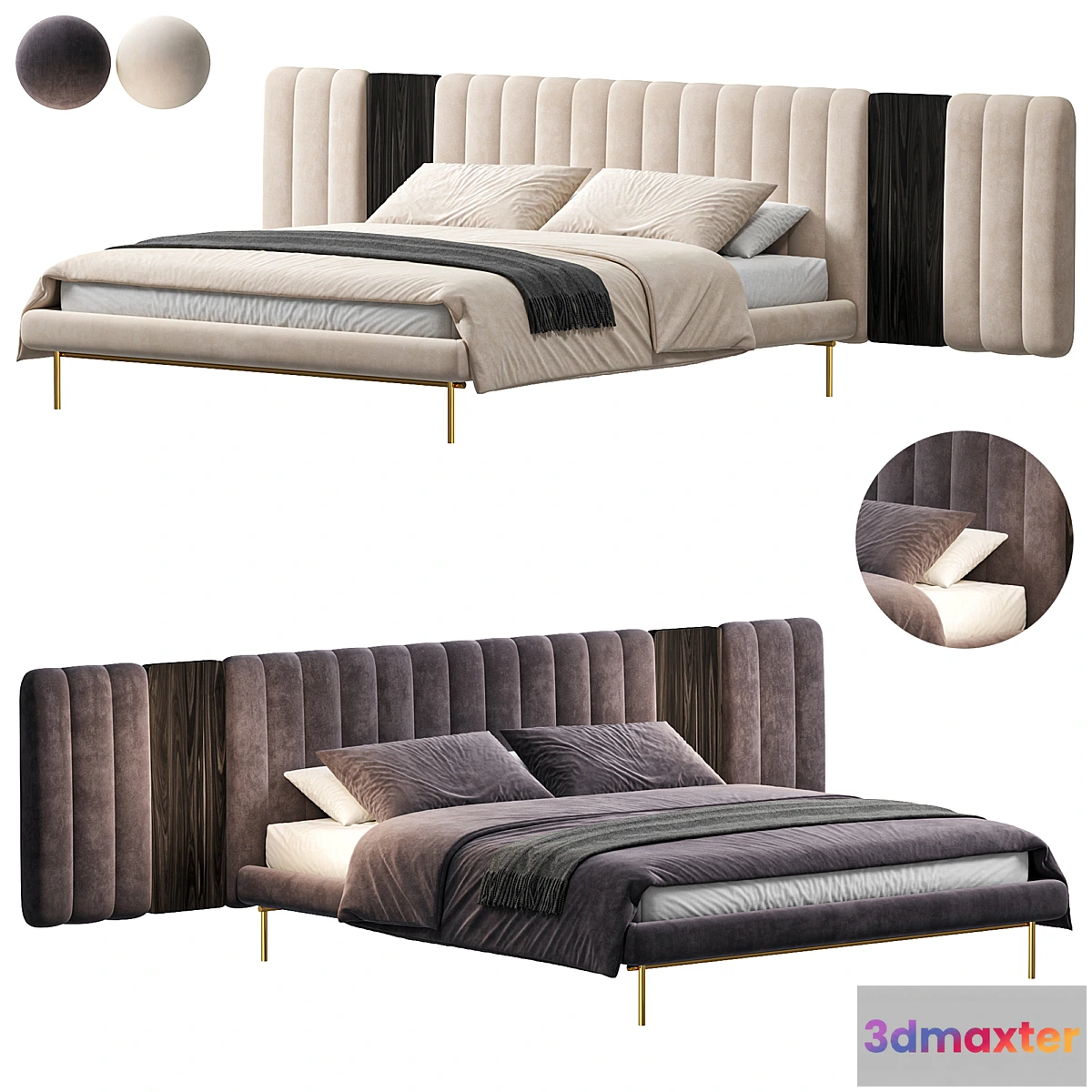 1334060 - OTELLO BED By DITRE ITALIA - No.2 3D Max