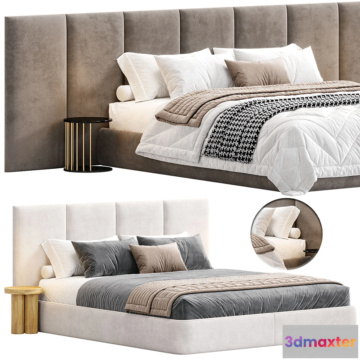 1334063 - SOMMIER Bed By Flexteam 3D Max