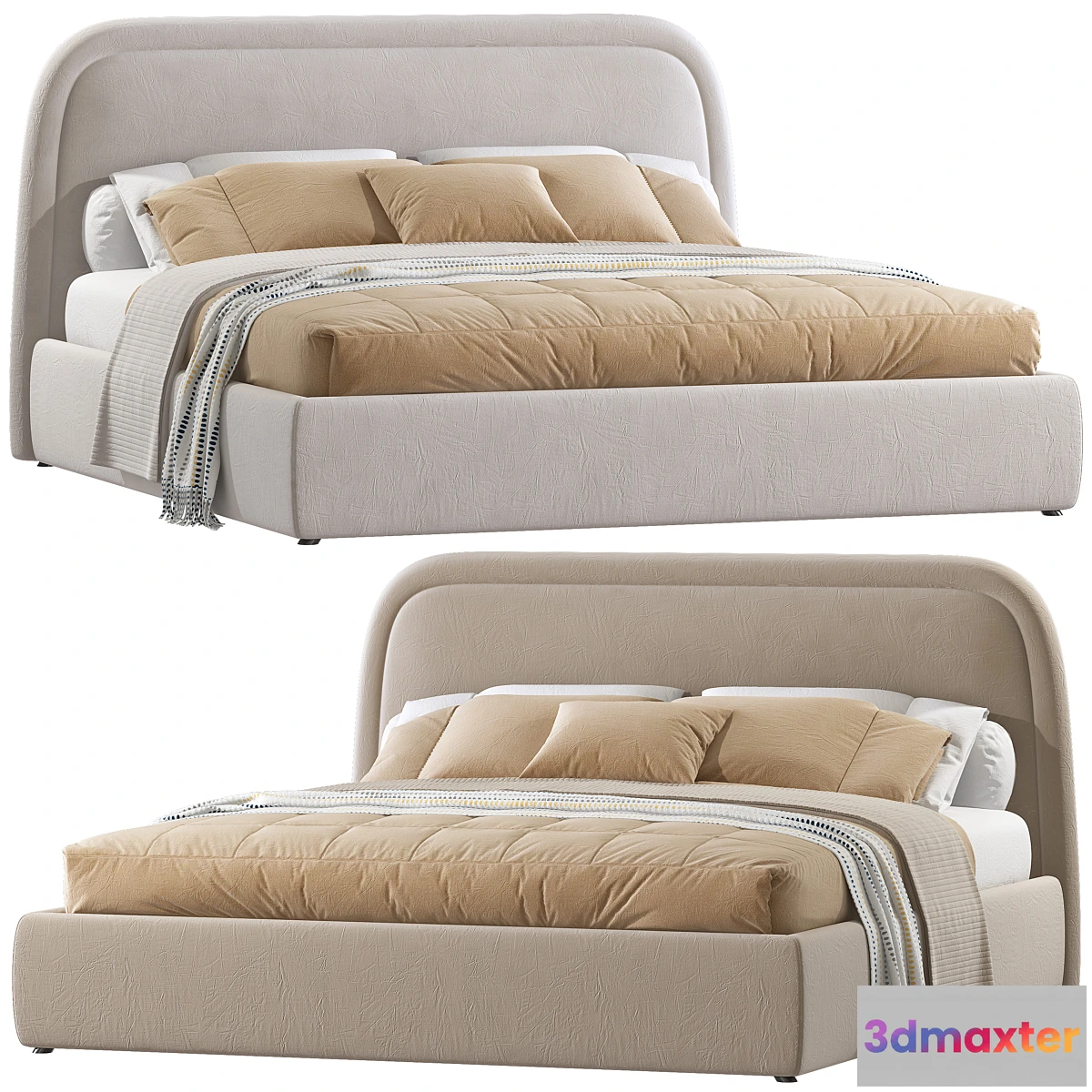 1334592 - Double bed 63 3D Max