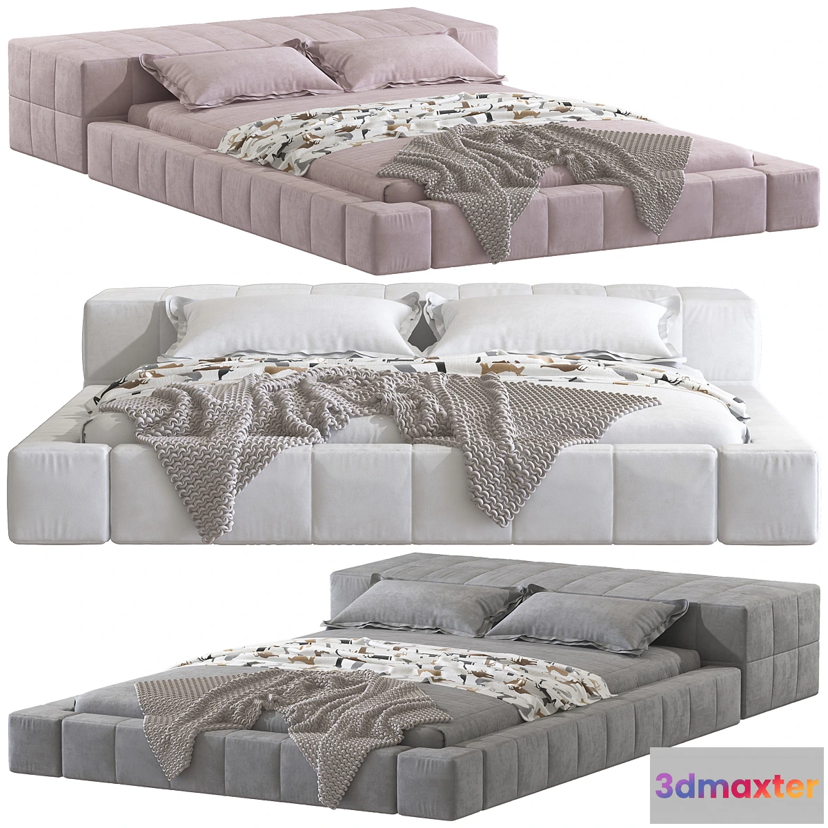 1334702 - BONALDO BEDS 3D Max