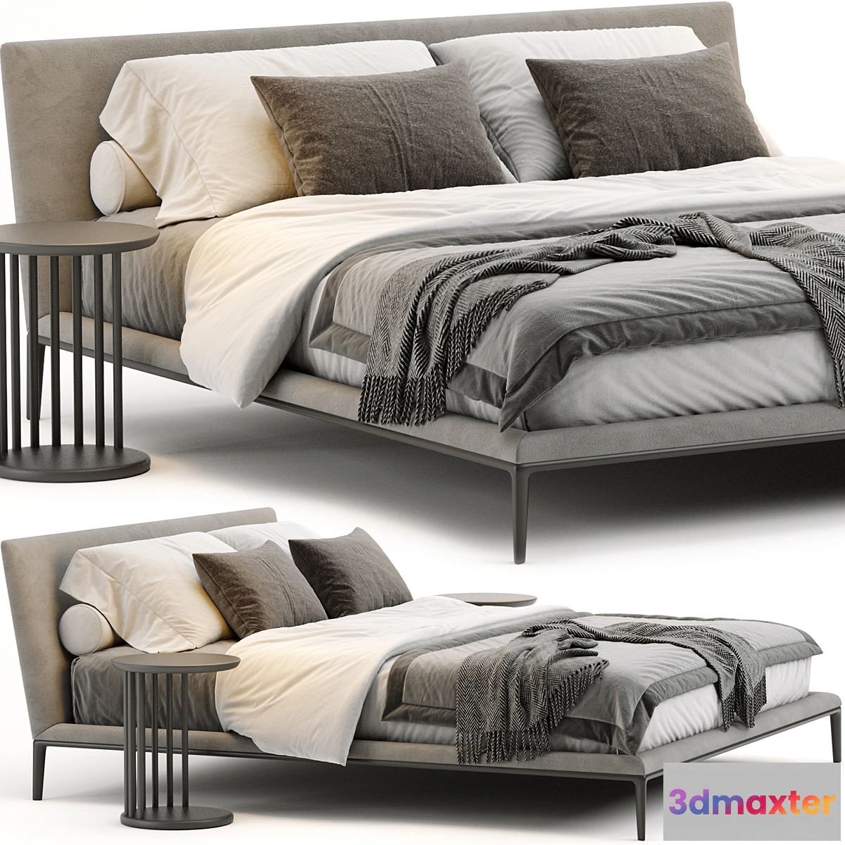 1335619 - B&B Italia Atoll Bed - No.2 3D Max