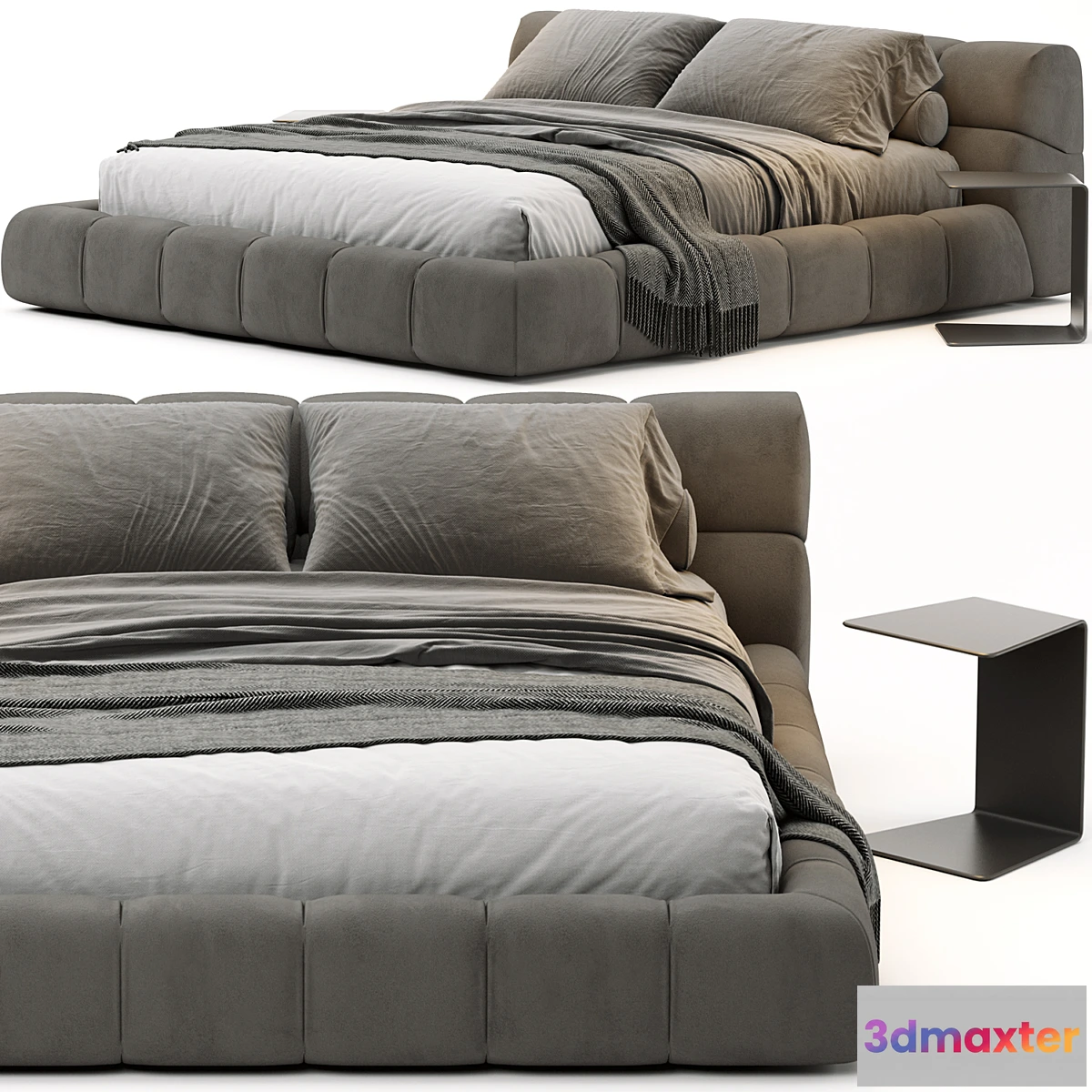 1337490 - B&B Italia Tufty Bed - No.3 3D Max