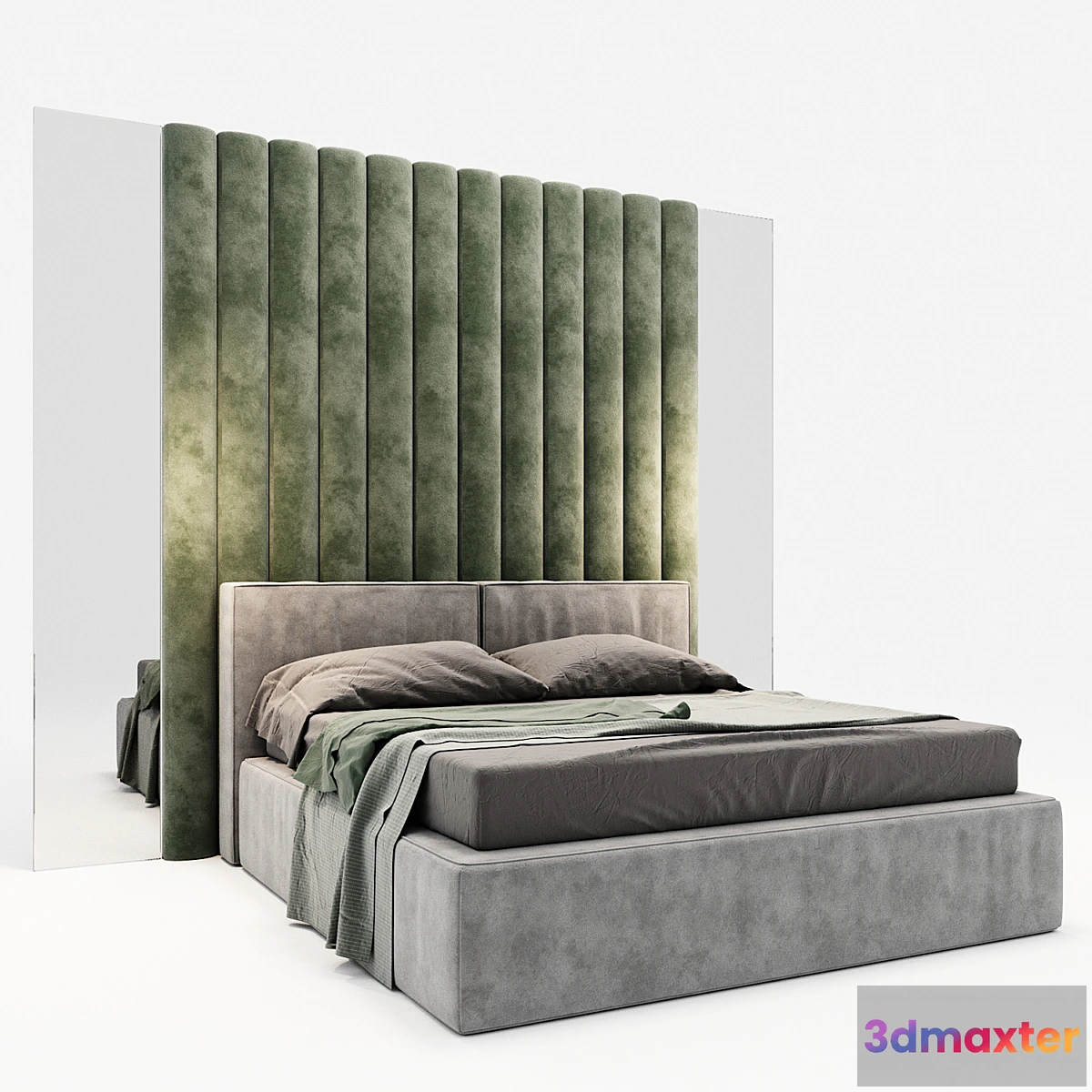 1337570 - Bed Modern - No.2 3D Max
