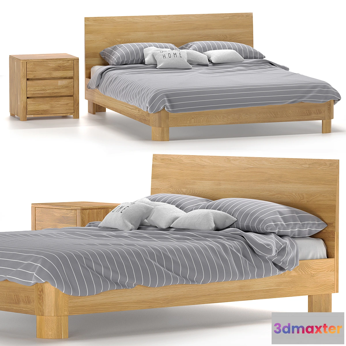 1338382 - Lausanne bed 3D Max