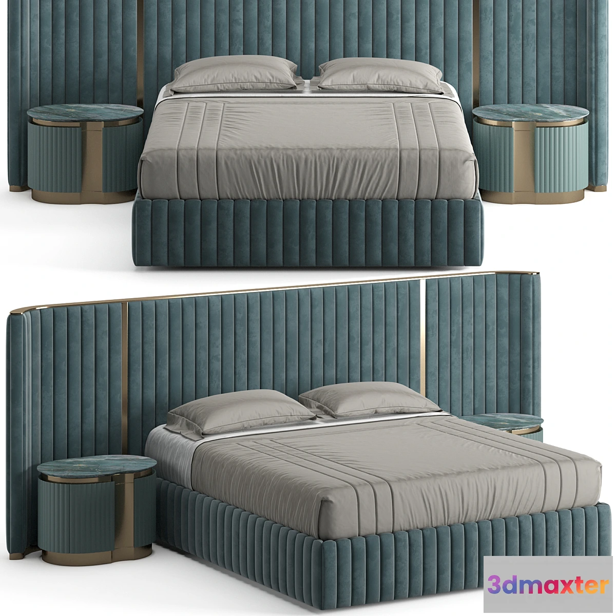 1340012 - Visionnaire Leonardo Bed 3D Max