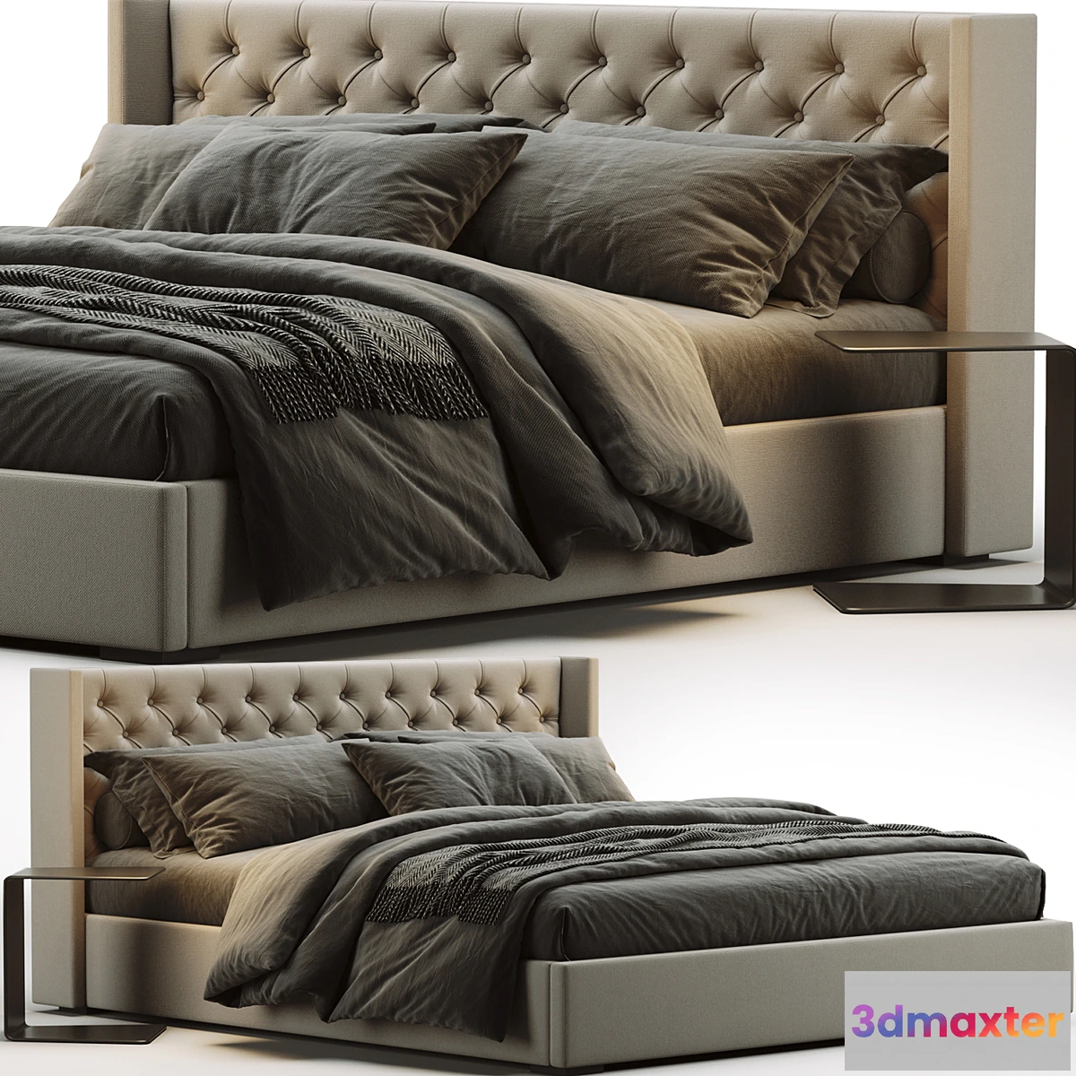 1341265 - RH Adler Bed 3D Max