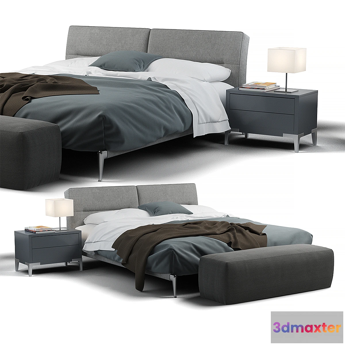 1341592 - Adda Bed Flexform 3D Max