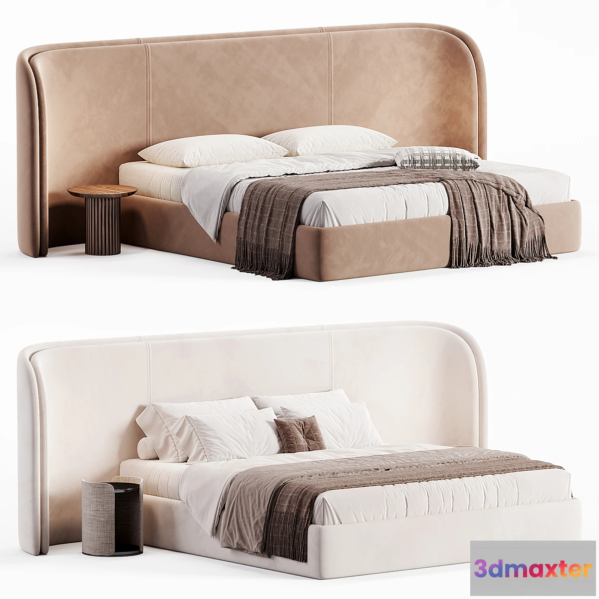 1341639 - Double bed Ferrol Bed - No.2 3D Max