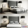 1341689 - Lawson Custom Platform Bed Set _ Restoration Hardware 3D Max