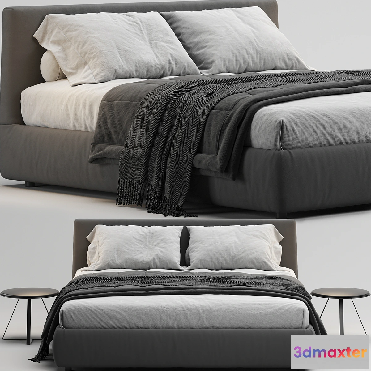 1342032 - Flou Merkurio Bed 3D Max