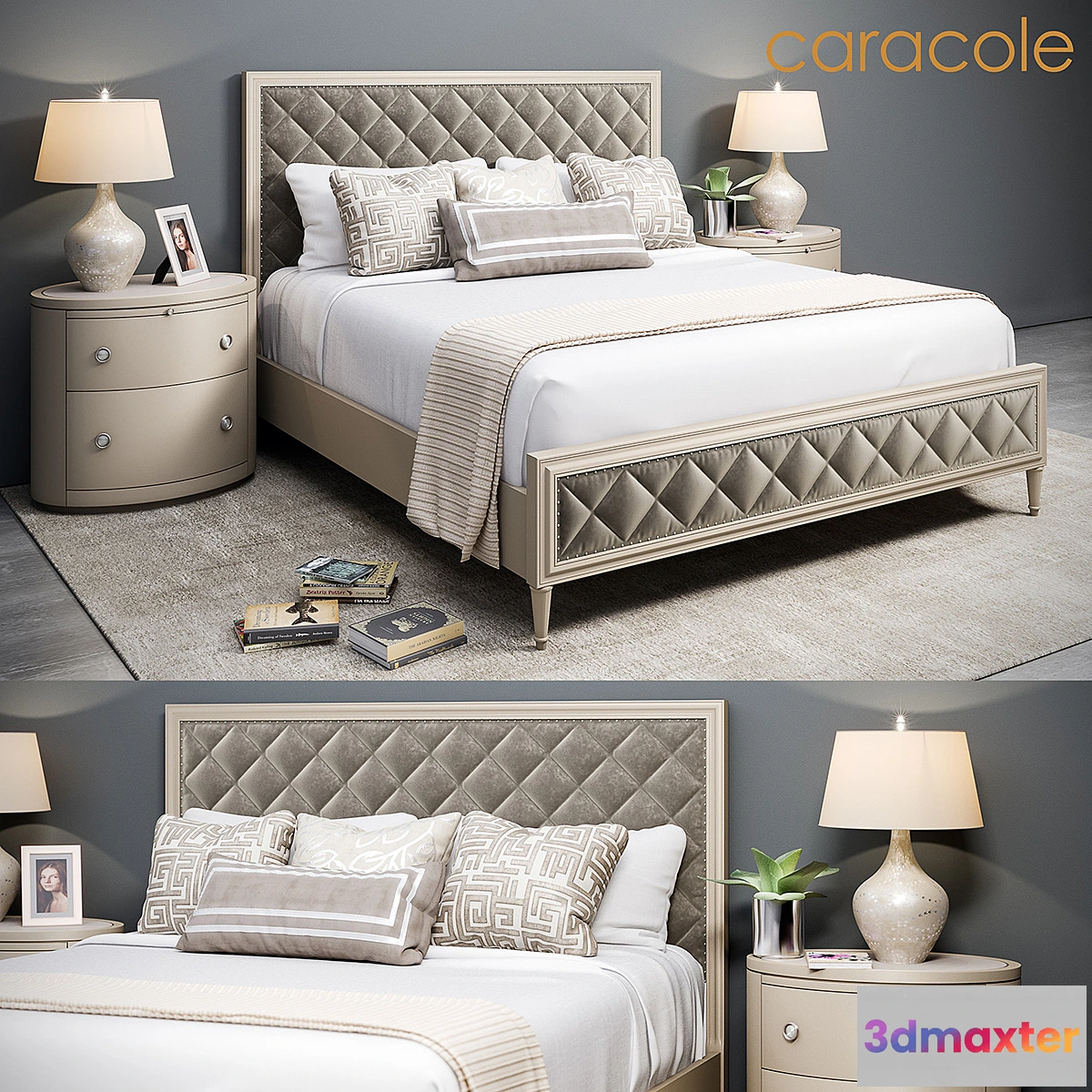 1342239 - Bed Caracole Diamonds are Forever 3D Max