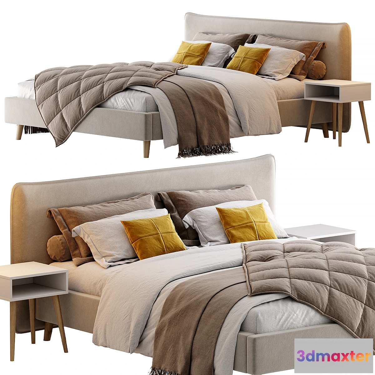 1342674 - Bed Chievo 180 from divan.ru 3D Max