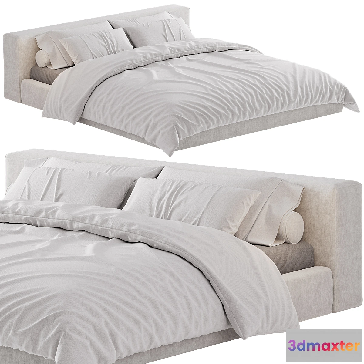 1345324 - Bed Desiree Kubic 24 - No.2 3D Max