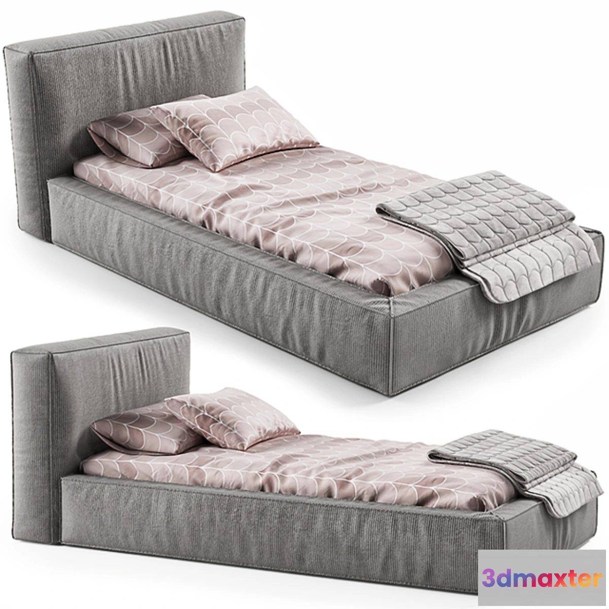 1345773 - FLEXTEAM single bed 3D Max