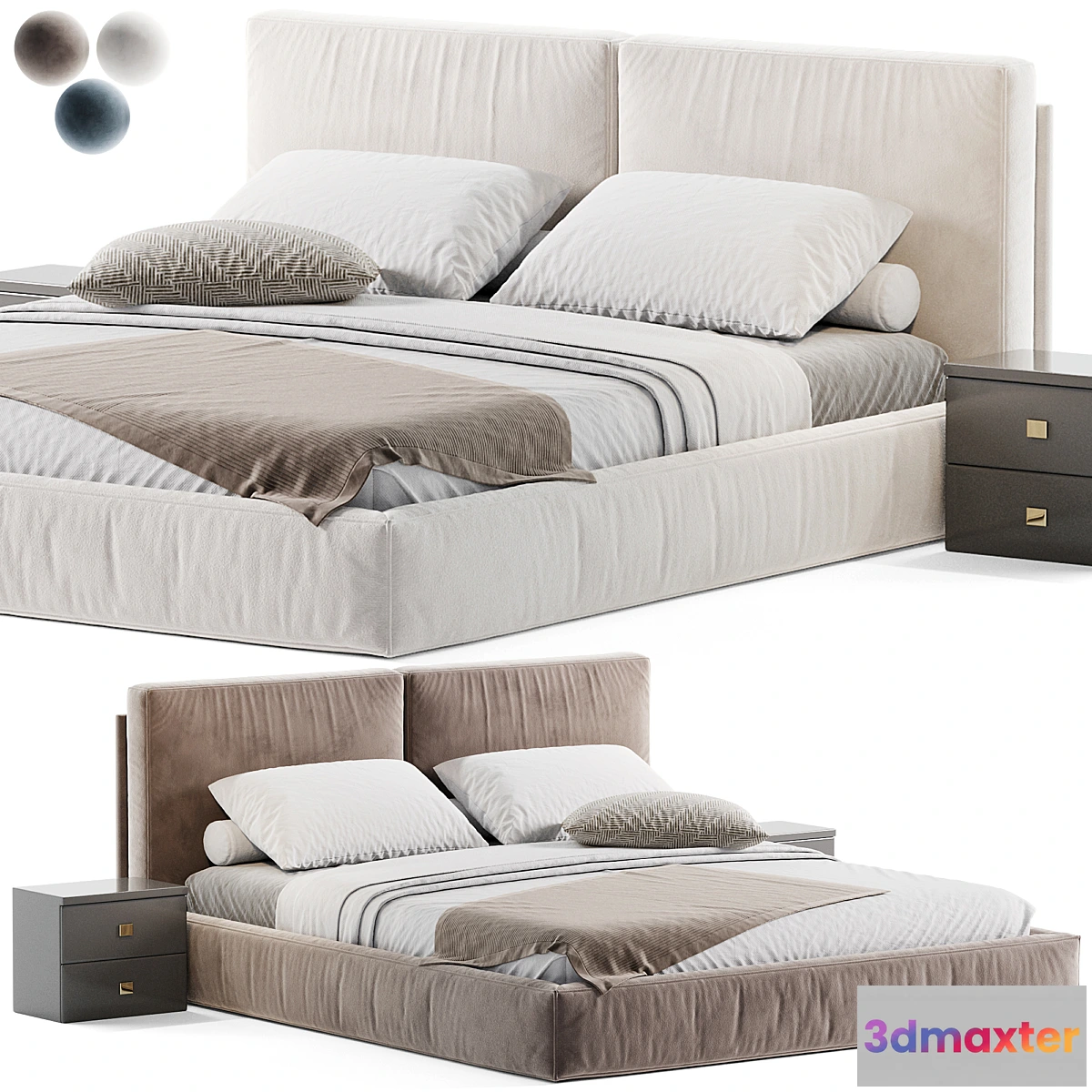 1346369 - George Felis Bed - No.2 3D Max