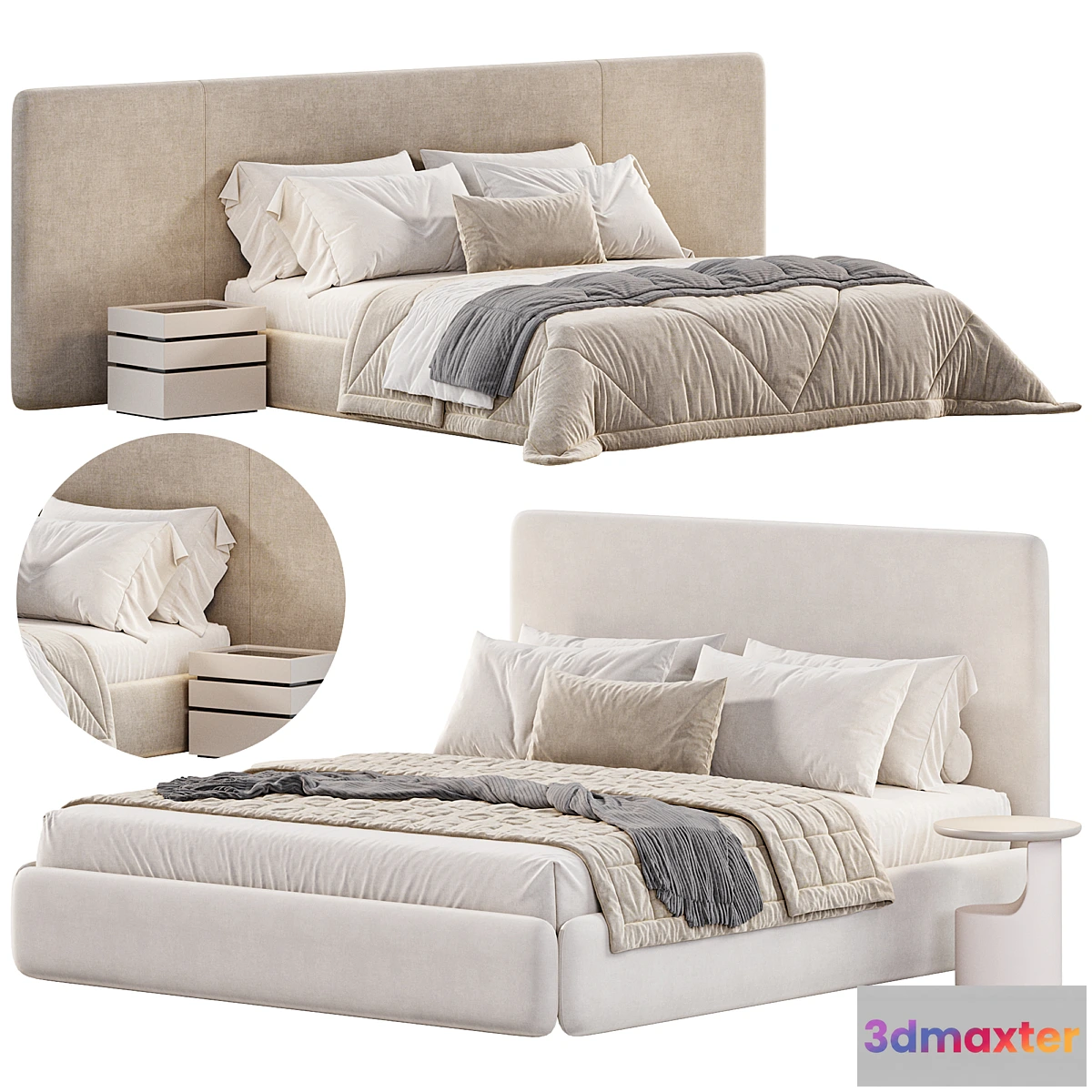 1347482 - Suite Bed Ivano Redaelli 3D Max