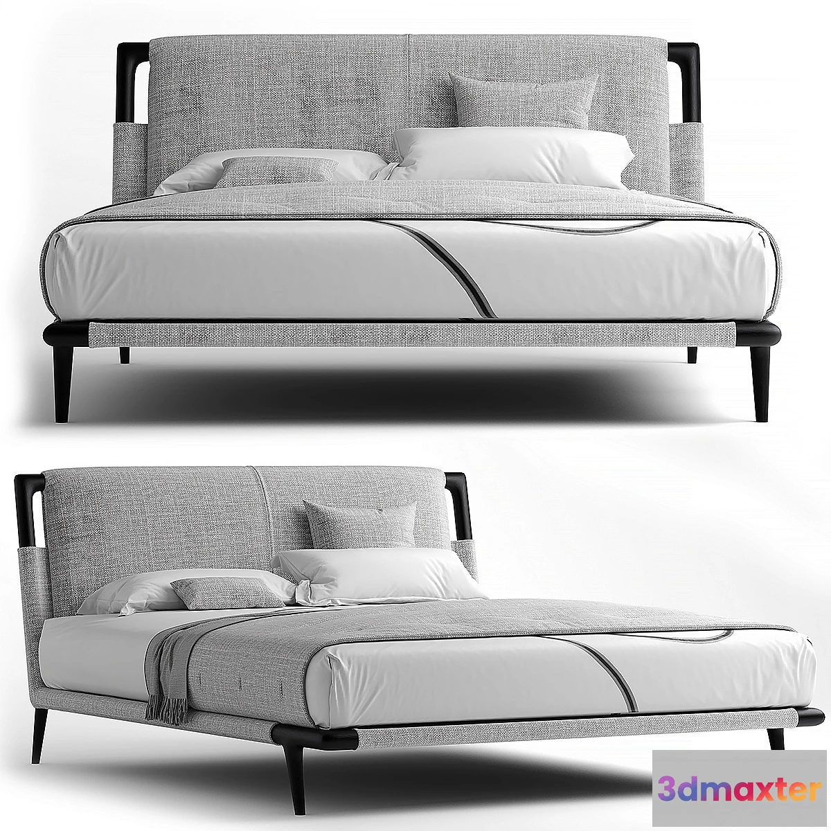 1348018 - Flou gaudi bed 3D Max