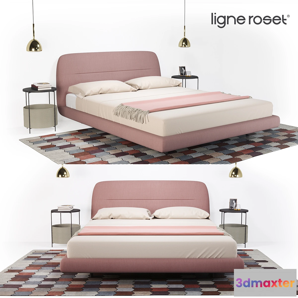 1348462 - Bed Ligne Roset Ultime 3D Max