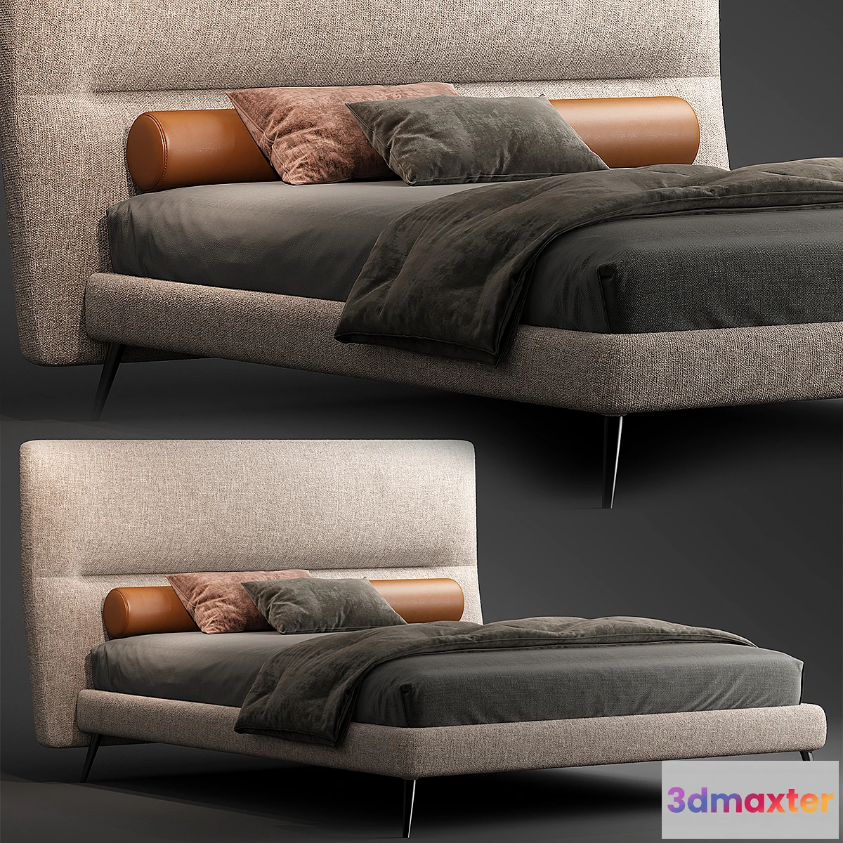 1348738 - Bed Twils DE LIGHT 3D Max