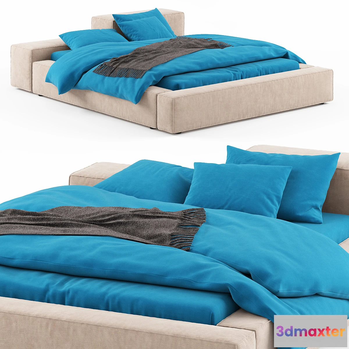 1349567 - Extrasoft bed 3D Max