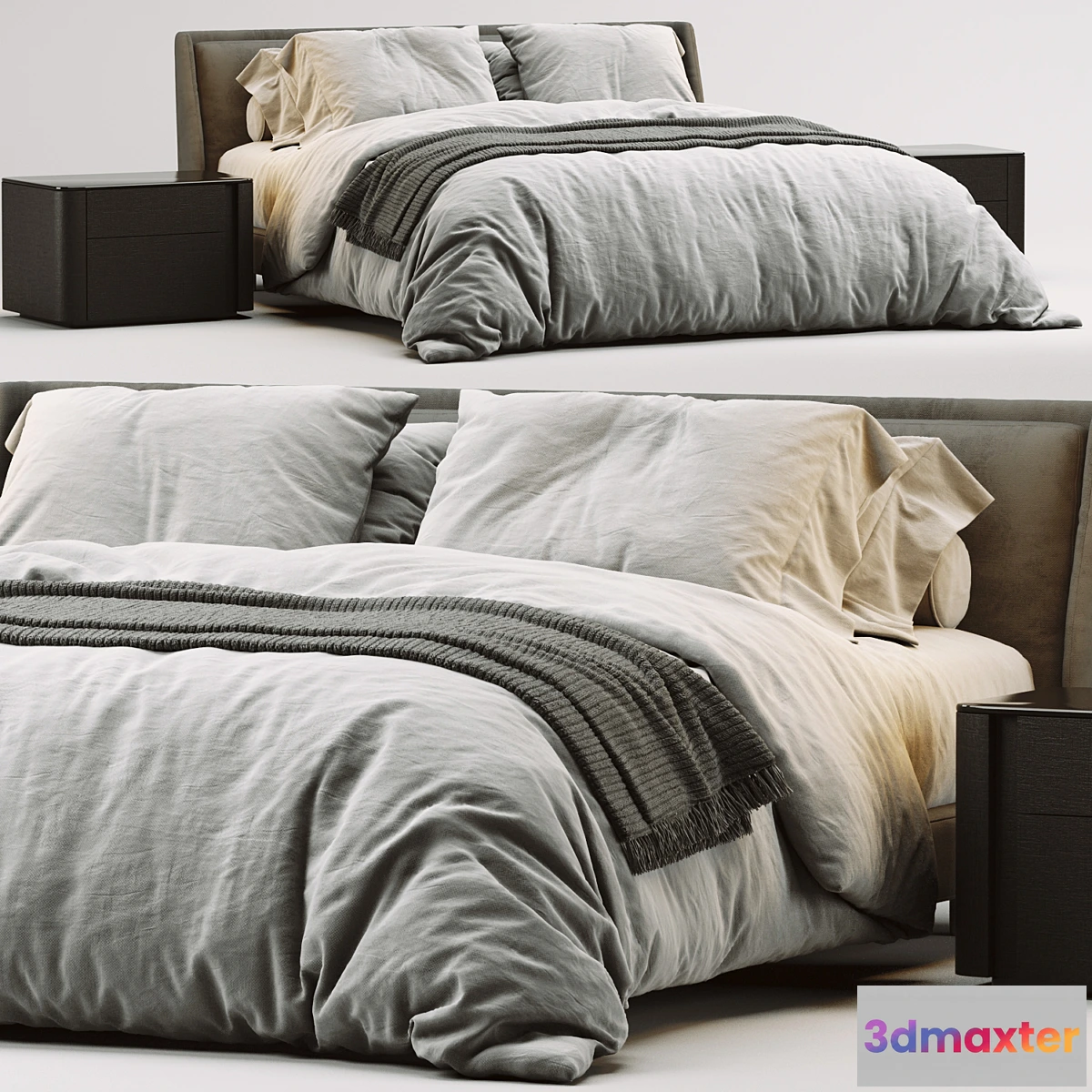 1349827 - Minotti spencer bed - No.2 3D Max