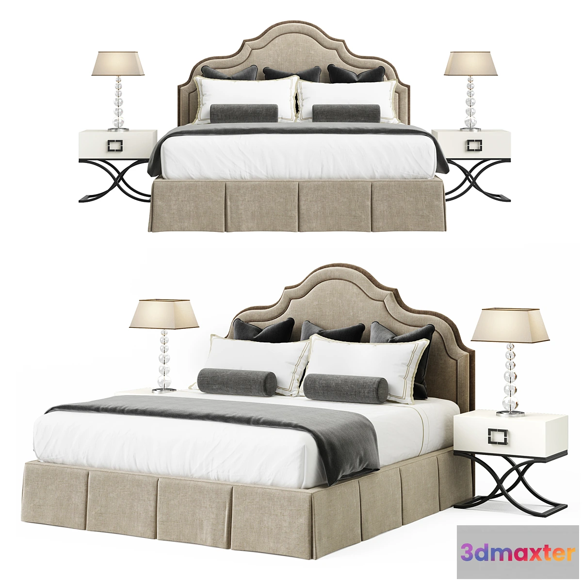 1351115 - Toscanova Bed Grace 180 3D Max