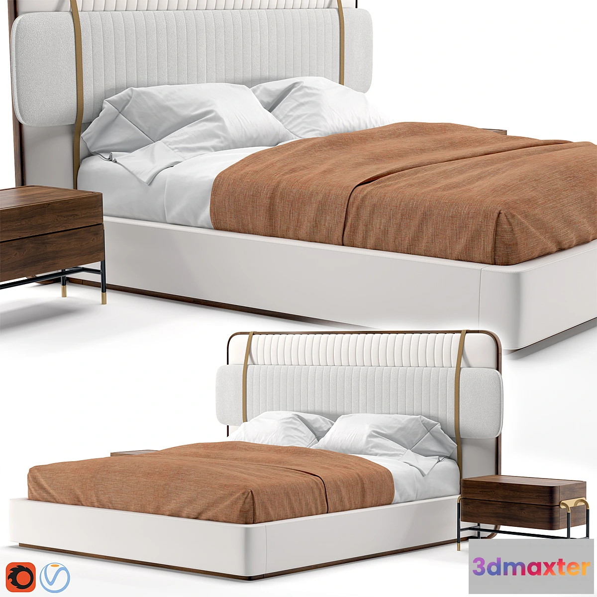 1352733 - Bed Scott 3D Max