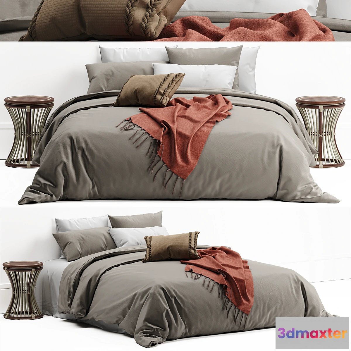 1352882 - Adairs bed 3D Max