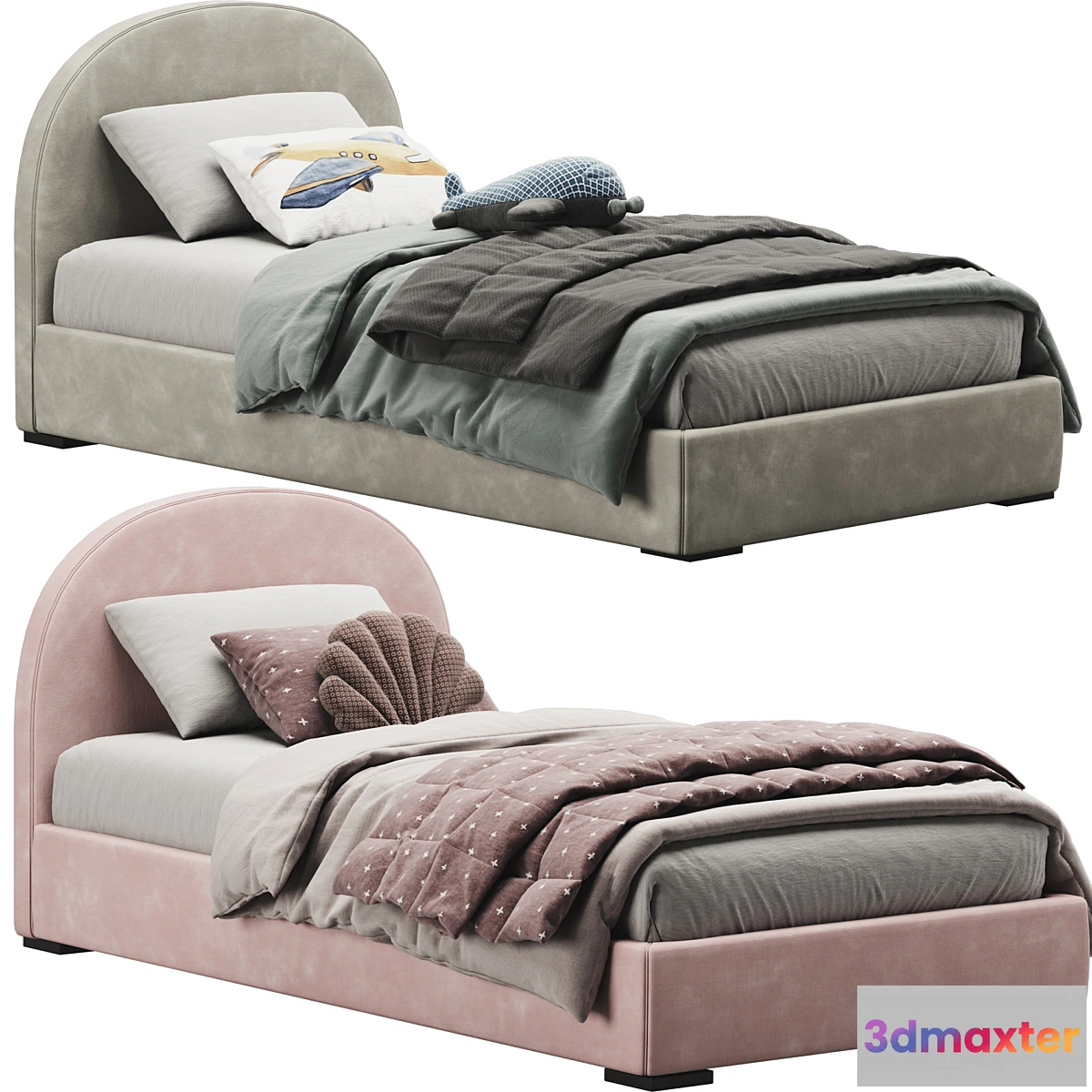 1353059 - Bed Childroom Set 17 3D Max