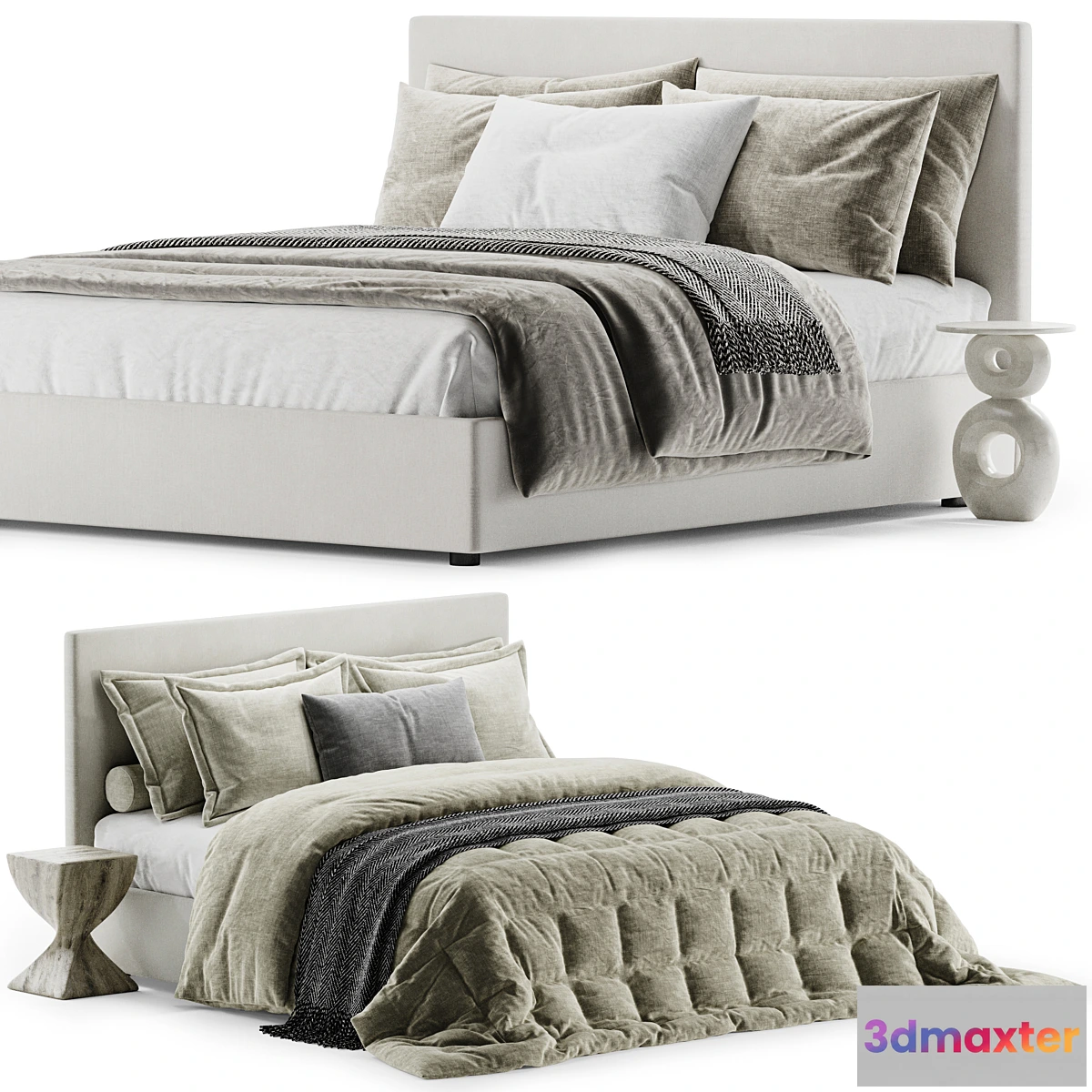 1353757 - Flexform Oltre Bed 3D Max