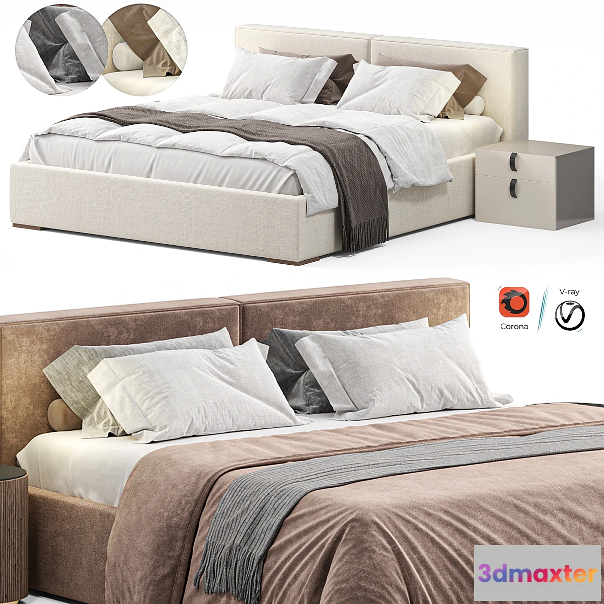 1354314 - Bed K36 by Delavega 3D Max