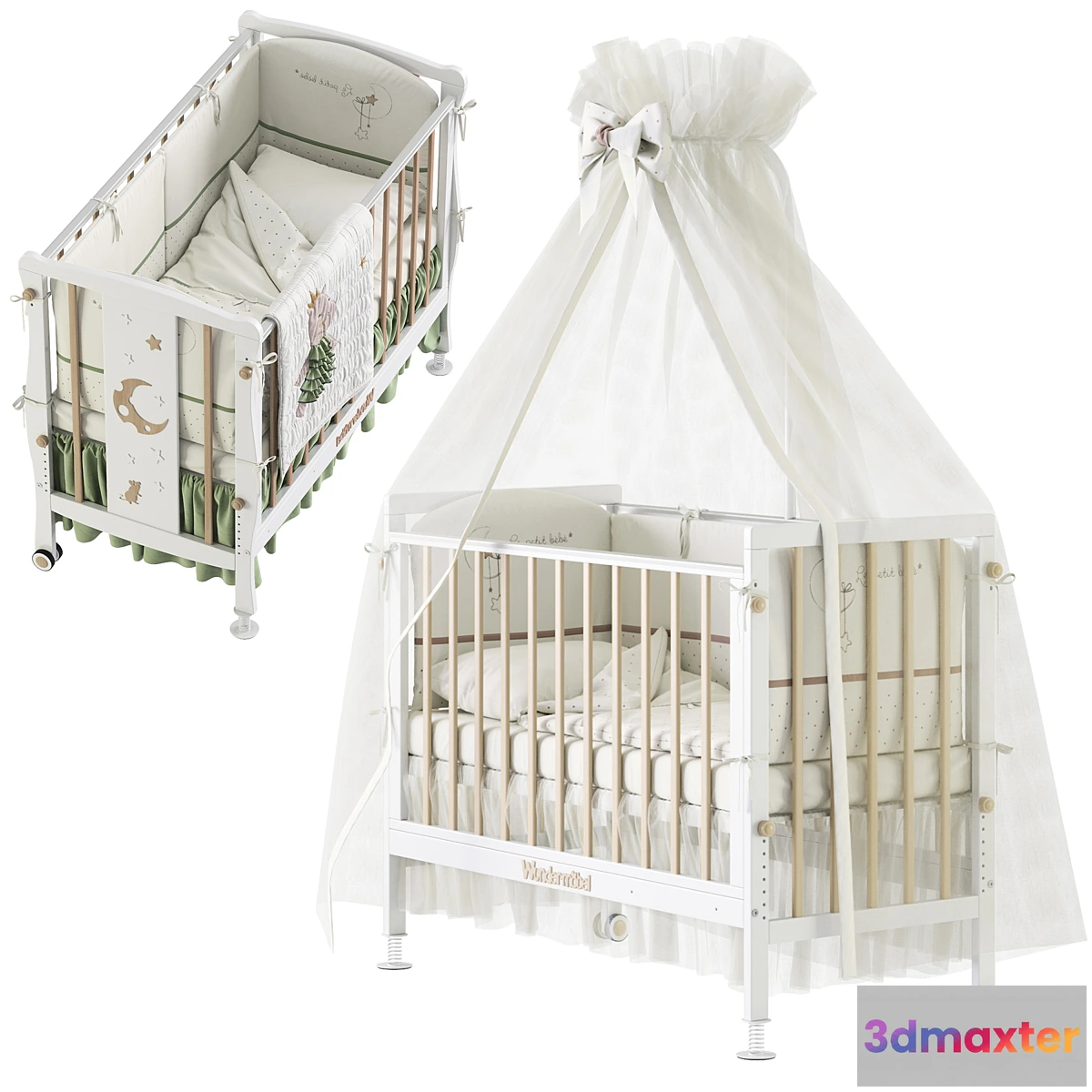 1354521 - Cribs WUNDERMOBEL MultiSleep - No.2 3D Max