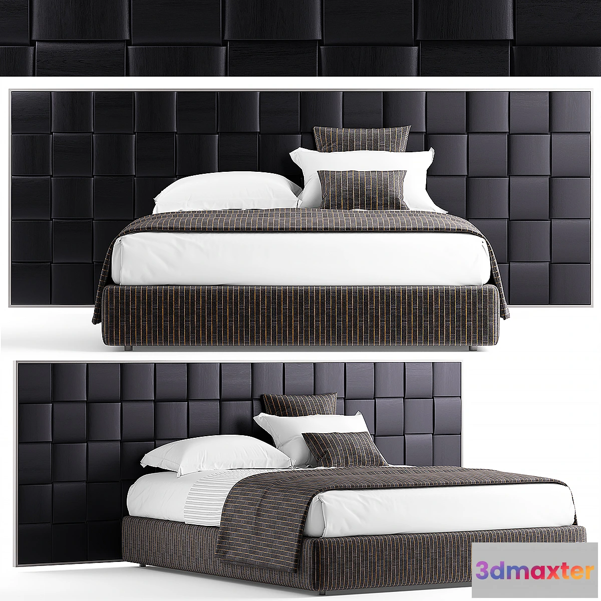 1355878 - Flou jaipur bed 3D Max