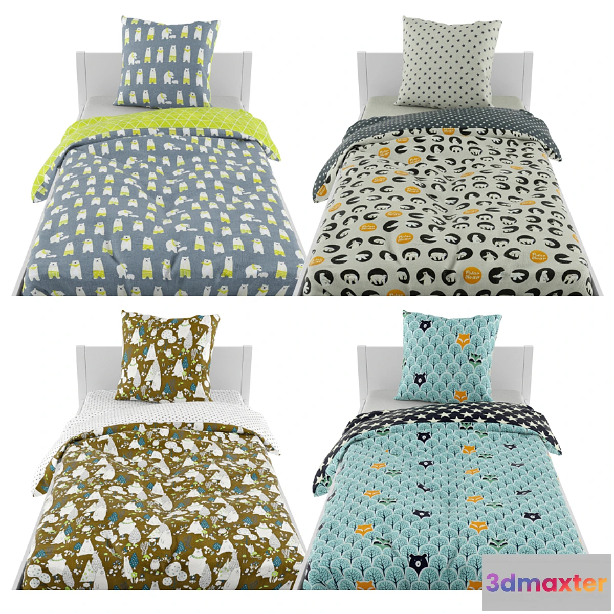 1357207 - Bed linen 05 3D Max