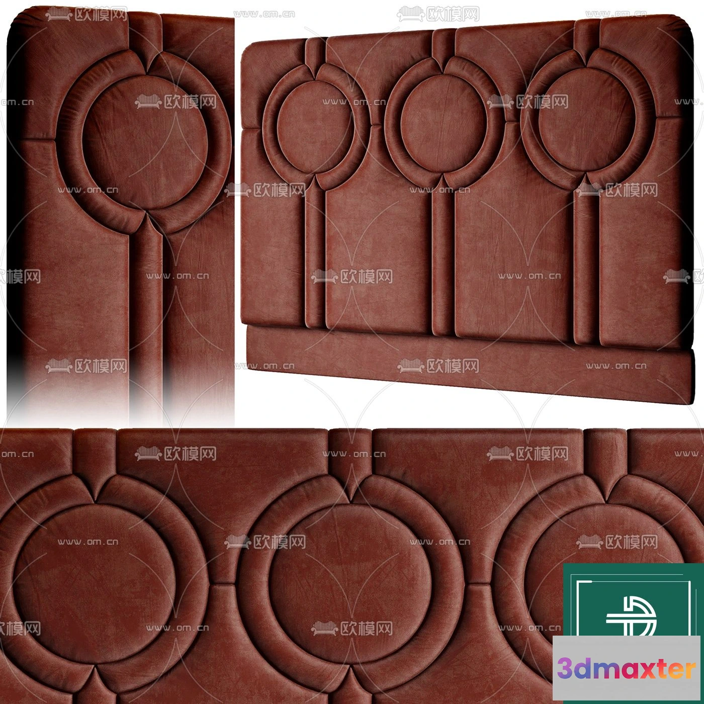 1372206 - Headboard 3D Model for Bed - Interior 3D - 008 3D Max