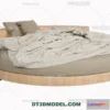 1374150 - Circle Bed - Furniture 3D Models for Bedroom - 024 3D Max