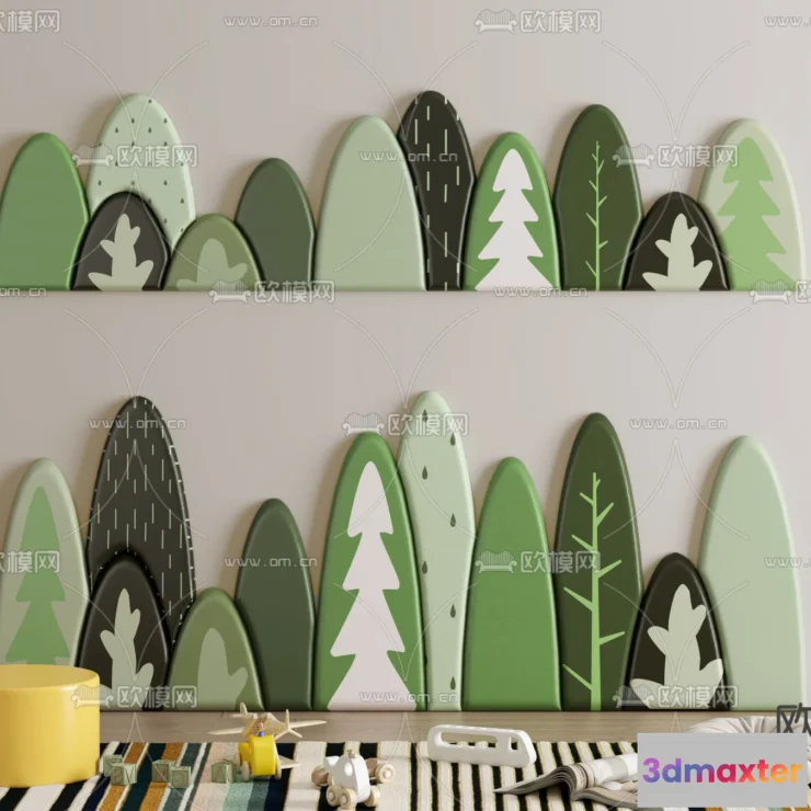 1378360 - Headboard 3D Model for Bed - Interior 3D - 101 3D Max