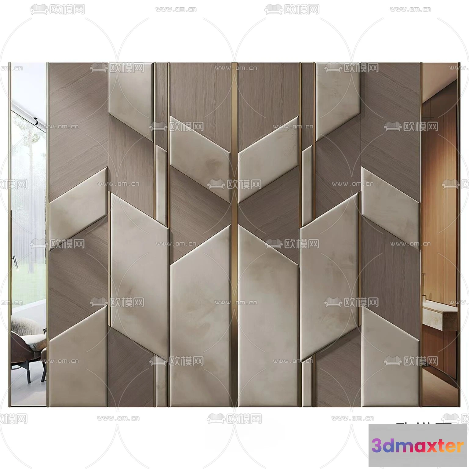 1378754 - Headboard 3D Model for Bed - Interior 3D - 107 3D Max