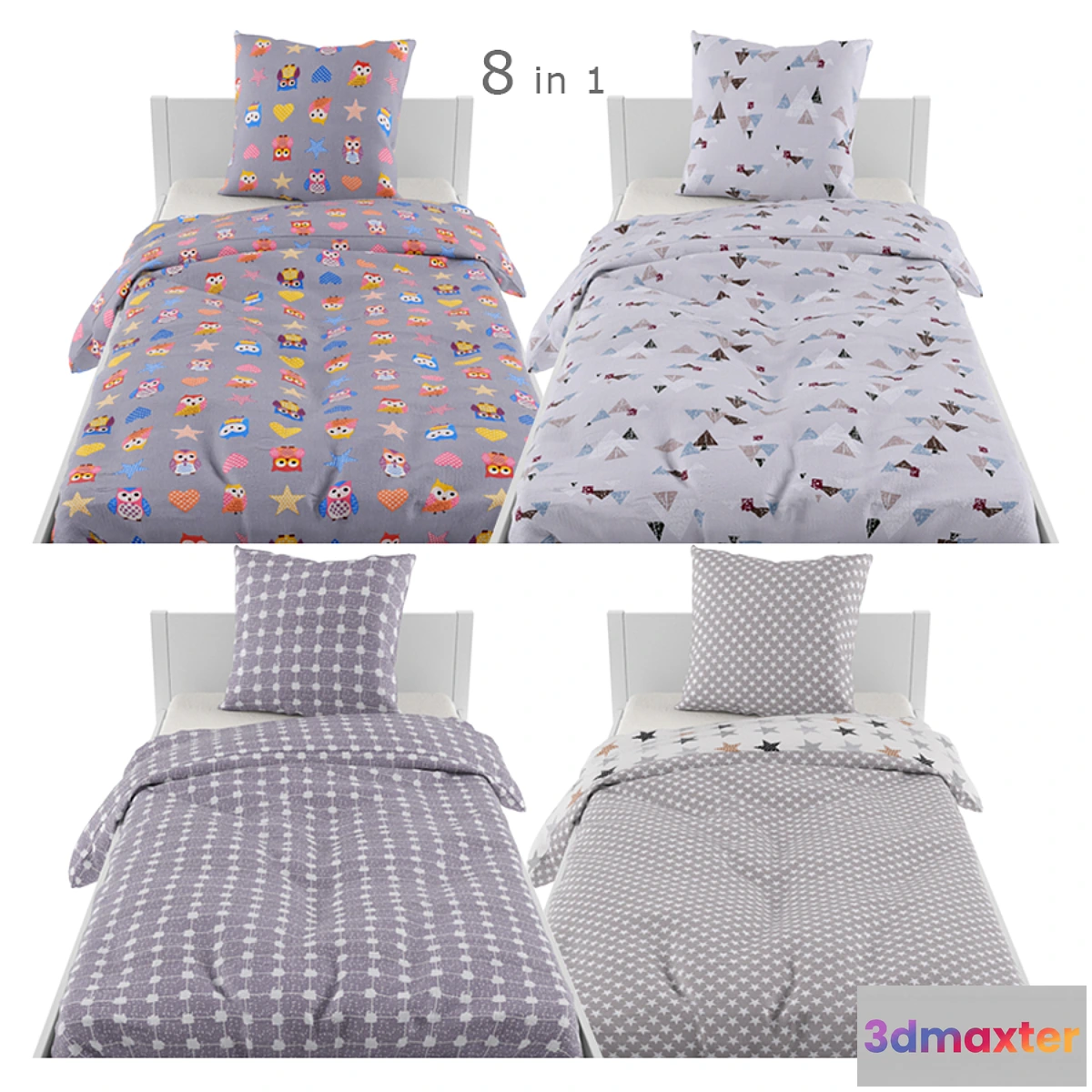 1391942 - Bed linen 08 3D Max