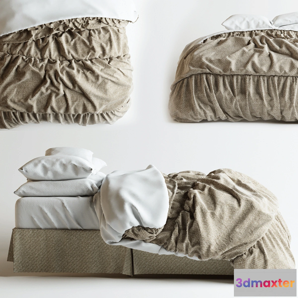 1392040 - Bed linen 3D Max