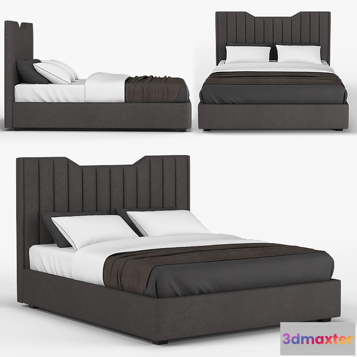 1392494 - Dantone  Bed “Neo-Newbury” 3D Max