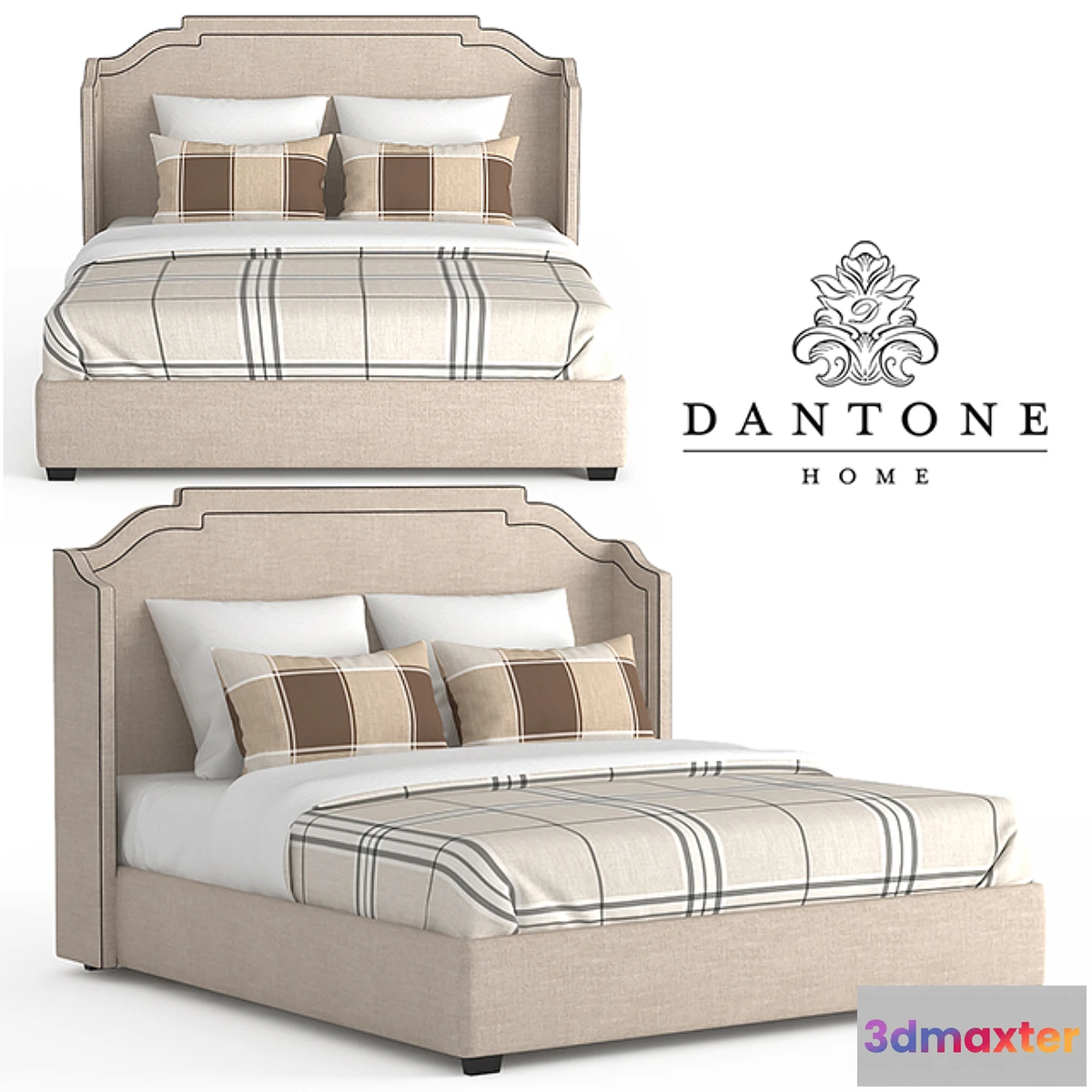 1392748 - Dantone  Bed “Beverly” 3D Max