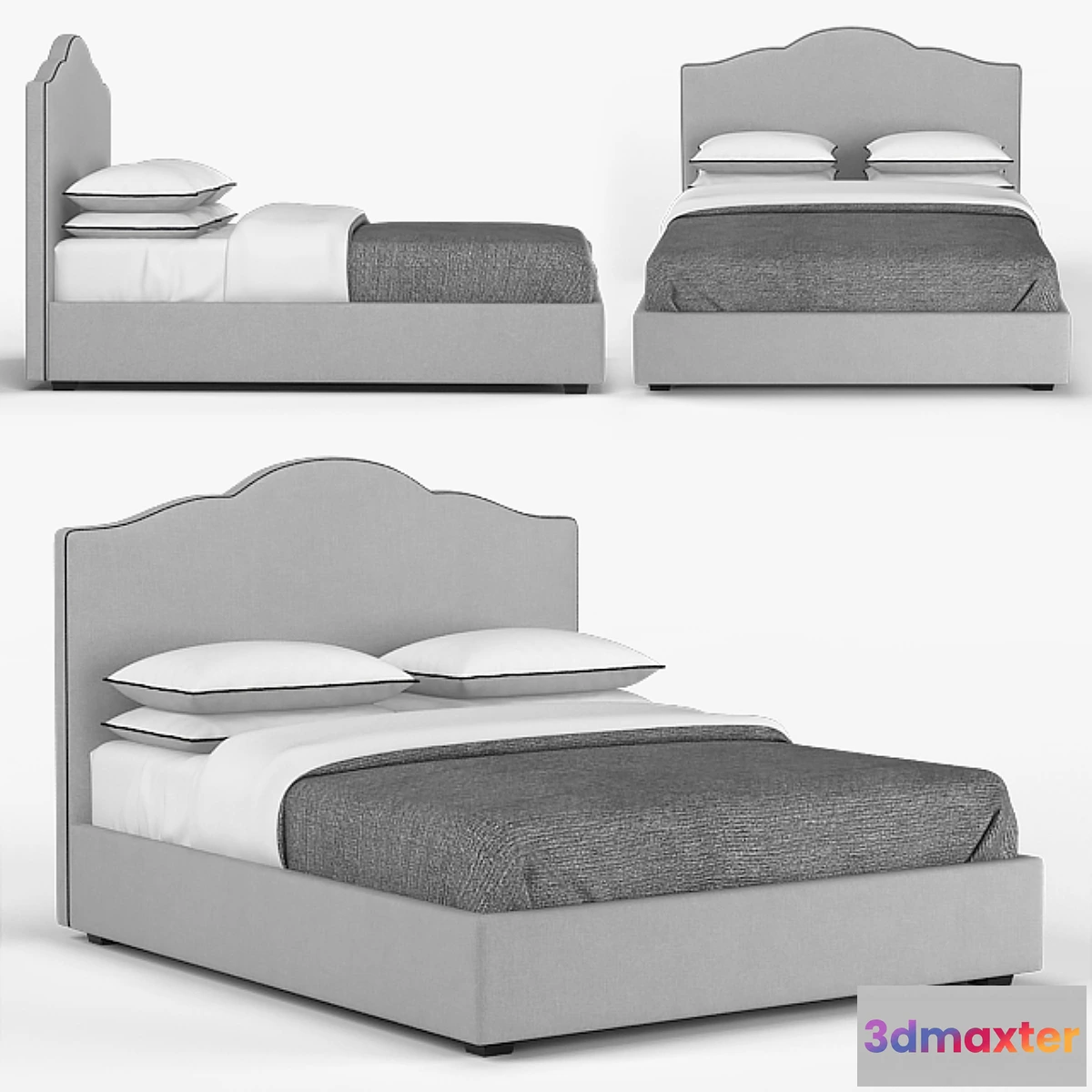 1393480 - Dantone  Bed “Sunderlight” 3D Max