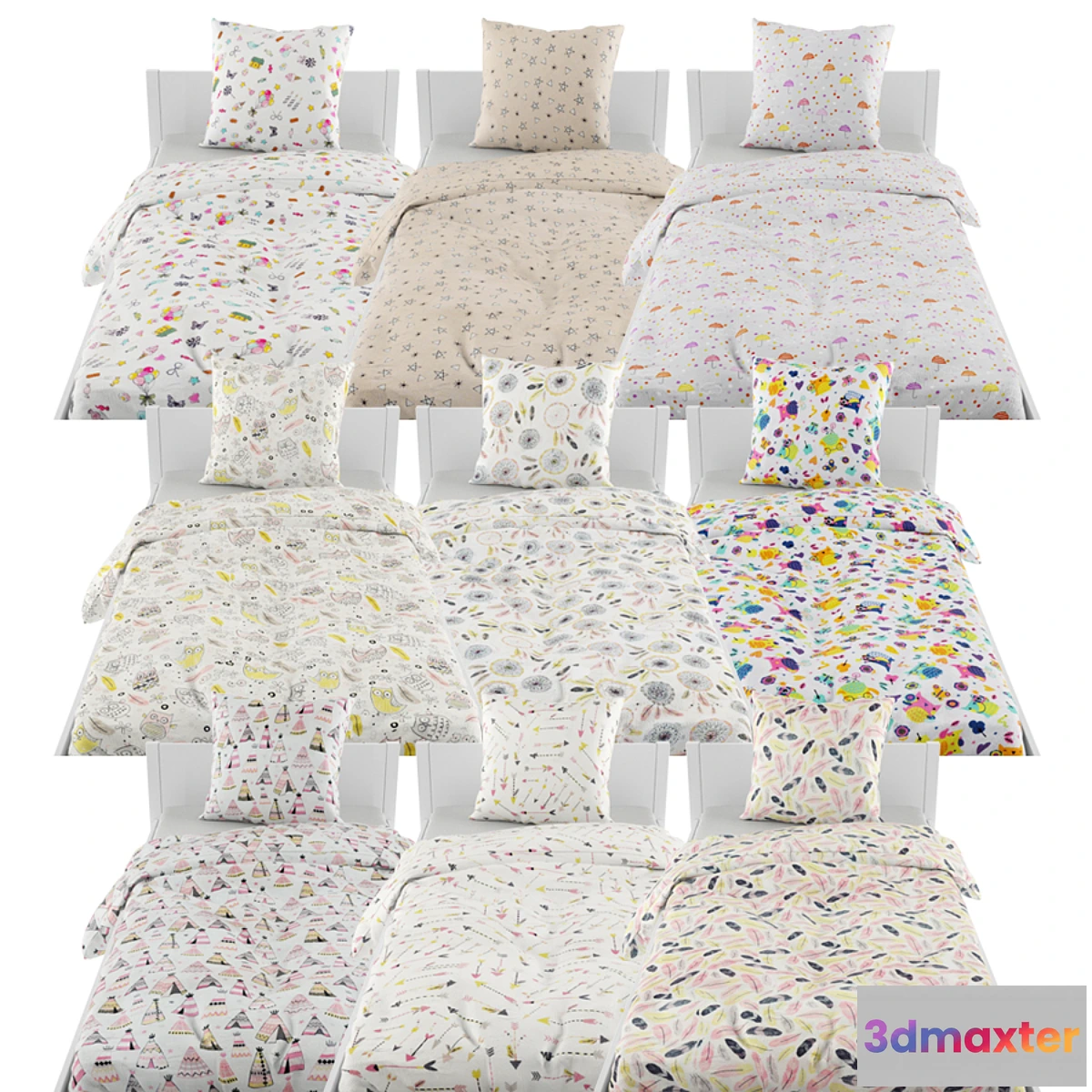 1393652 - Bed linen 04 3D Max